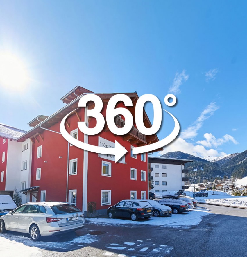 360° Bild von Appartements Happy Flachau im Winter