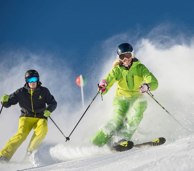 Skifahrer auf der Piste © Flachau Tourismus